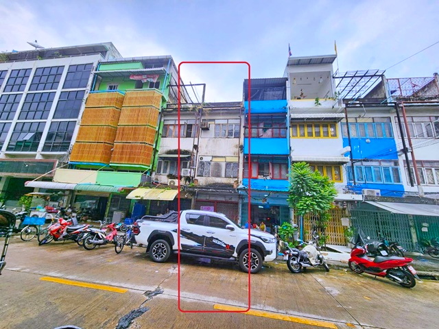 ให้เช่าอาคาร 4ชั้น ถ.ข้าวสาร MRTสามยอด1.5 กม.4 นอน ศาลเจ้าพ่อเสื