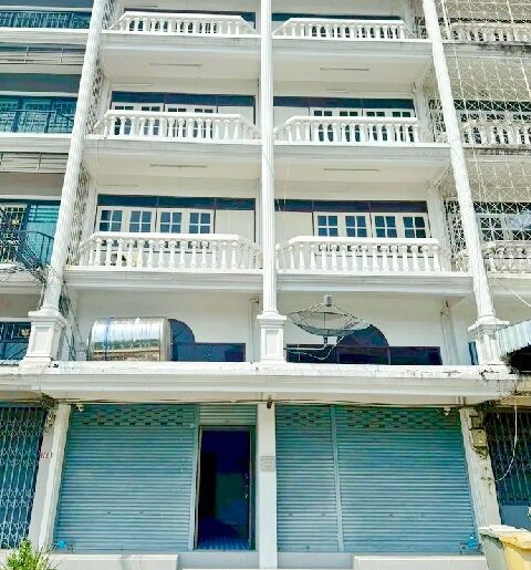 MRTบางอ้อ 3กม.ขาย-เช่าอาคาร 4 ชั้น 2 คูหาทะลุกัน รพ.ยันฮี 100 ม.