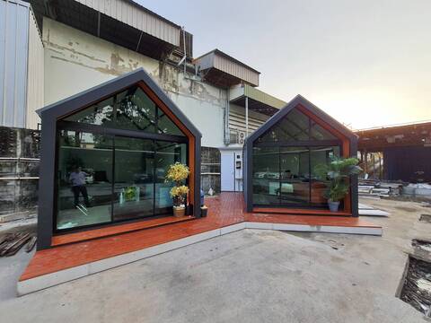 ด่วน ขายบ้านน็อคดาวน์ Modi House มือสอง จำนวน 2 หลัง จ.นนทบุรี