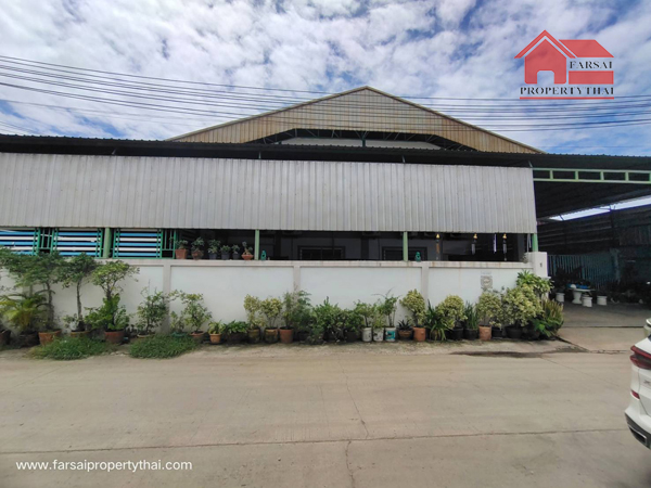 ให้เช่าโรงงาน1,084 ตร.ม หม้อแปลงไฟฟ้า 300 KVA มีใบ ร.ง.4 ถนน ธนส