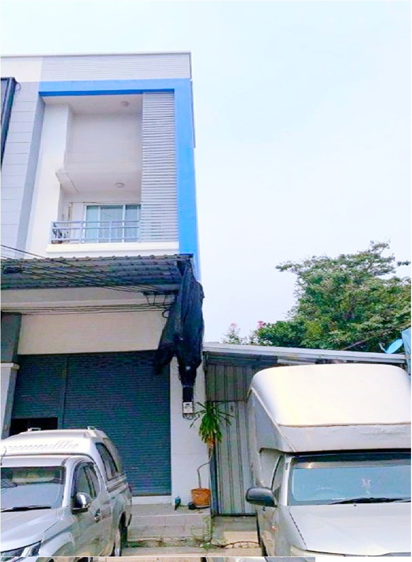 ห้องริม 32ตร.วา. 400ตร.ม MRTบางแค 800 ม.ให้เช่าโฮมออฟฟิศ 3.5ชั้น