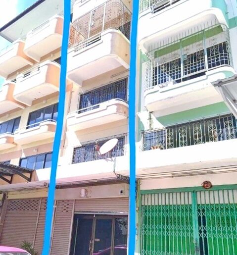 บูรณะ-สุขสวัสดิ์ 22-30 จอมทอง ให้เช่าอาคาร 4.5 ชั้น 26ตร.วา.426ตร
