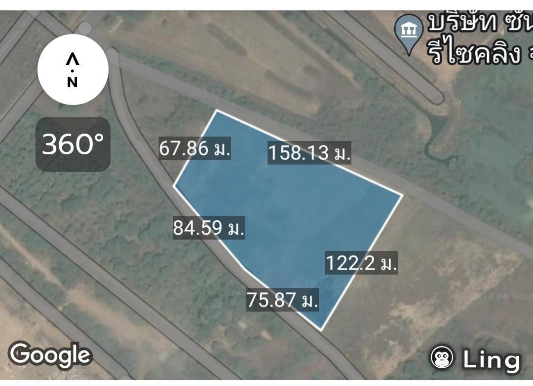 ขายที่ดินผังสีม่วง ขนาด 10 ไร่ ติดถนน 2 ด้าน