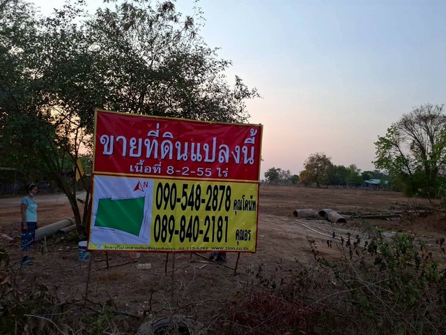 ขายที่ดินแปลงใหญ่ 8 ไร่ 2 งาน 55 ตร.วา หนองกอมเกาะ หนองคาย
