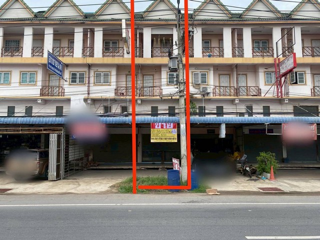 ขายอาคารพาณิชย์ 1 คูหา 3ชั้นครึ่ง 21.2ตร.วา ใกล้โรงพยาบาลบ้านแพ้