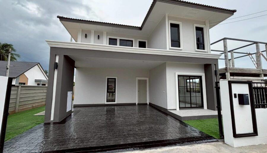 บ้านใหม่ เดี่ยว 2 ชั้น โครงการ ￼หมู่บ้าน Landmark Ville ราชบุรี