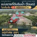 ขายที่ดินริมน้ำ อ.บ้านหมอ จ.สระบุรี