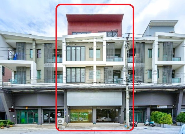 ถ.สุขาภิบาล​5​ วัชรพล ให้เช่า-ขายอาคาร 3.5 ชั้น 45ตร.วา. 495ตร.ม.