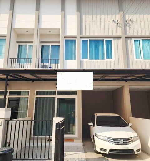 พุทธบูชา36 พระจอมเกล้าธนบุรี 2 กม. เช่าบ้าน ทาวน์โฮม 2 ชั้น 3นอน