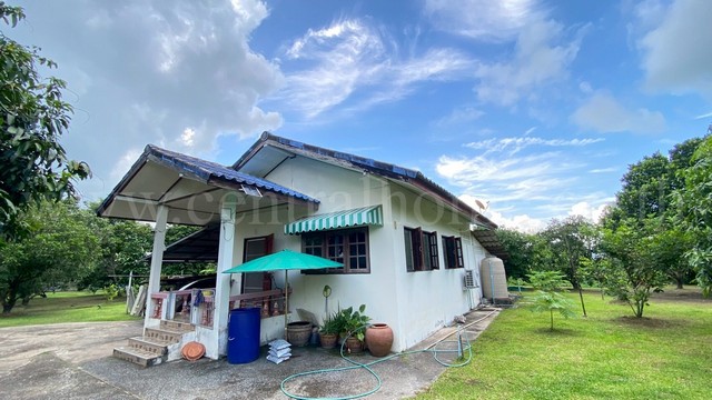 ที่ดิน พร้อมบ้านเดี่ยว ชั้นเดียว 2-3-97 ไร่ วังกระโจม – นครนายก
