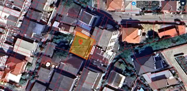 ที่ดินซอยชัยวัฒน์9(วุฒากาศ53แยก3) พร้อมปลูกสร้างบ้าน