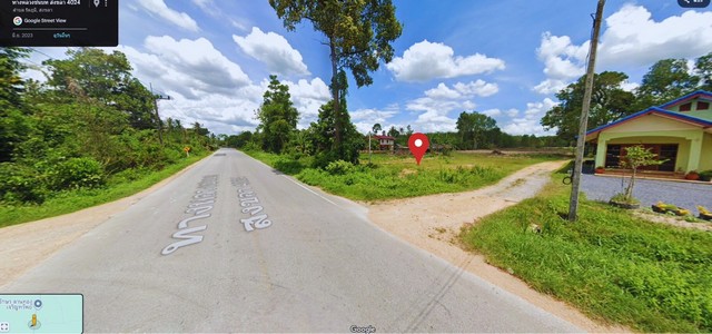 ขายที่ดินบนถนนชนบท 4024