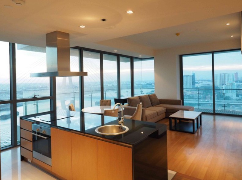 Condo For Rent 2 Bedrooms at The Pano Rama 3 River View