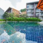 ห้องชุดคอนโด ว่างให้เช่า ใกล้หาดบางรักษ์ 1นอน 1น้ำ เฟอร์ครบ ต.บ่อ