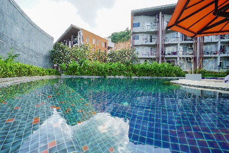 ห้องชุดคอนโด ว่างให้เช่า ใกล้หาดบางรักษ์ 1นอน 1น้ำ เฟอร์ครบ ต.บ่อ