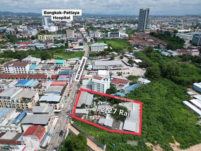 ขายที่ดินพัทยา 1-2-27 ไร่ ทำเลเศรษฐกิจ โพธิสาร-นาเกลือ ใกล้ทะเล