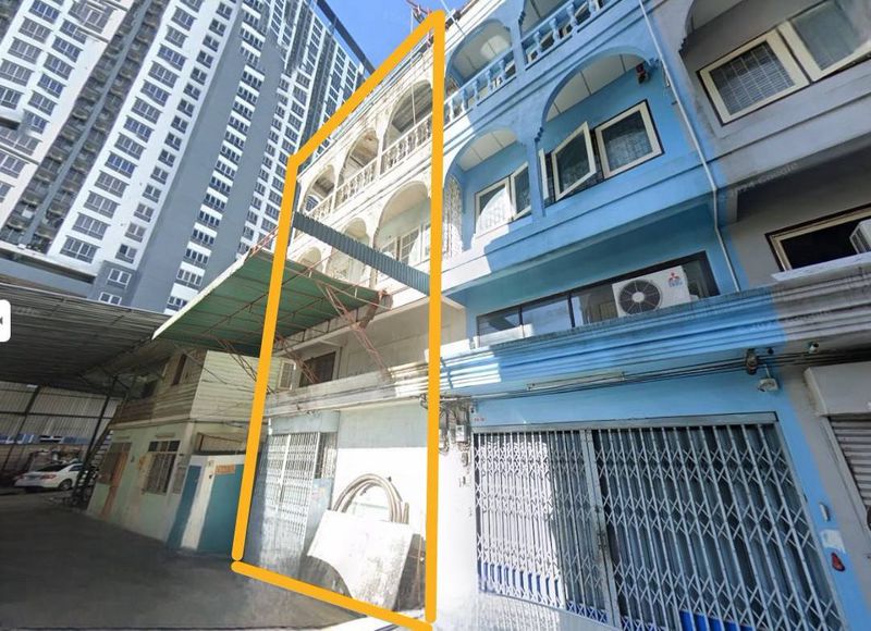 อาคารพาณิชย์ กว้าง 7×12 เมตร 3 ชั้นครึ่ง ใกล้ MRT