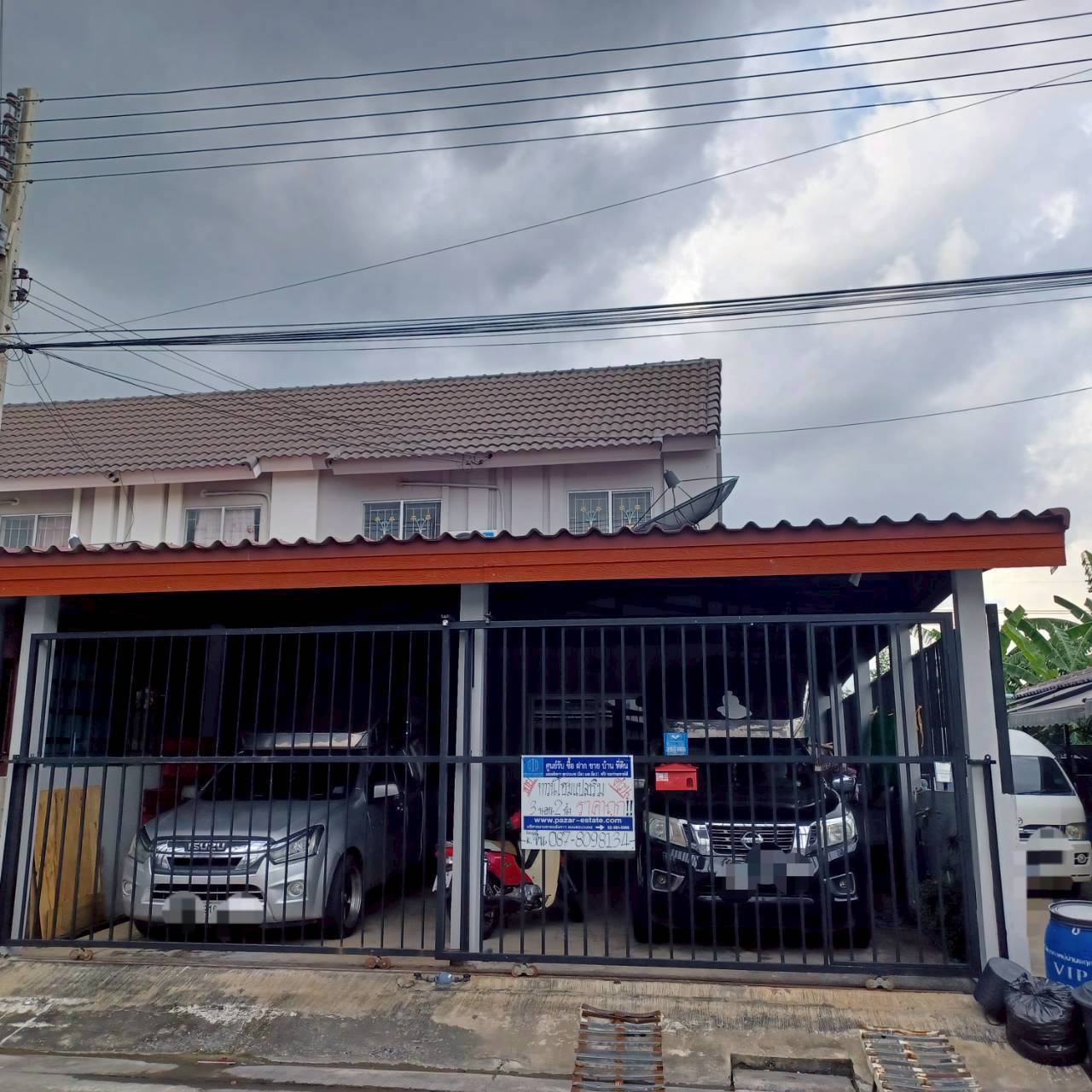 ทาวน์เฮ้าส์ ม.พฤกษา 64/1 แปลงริม 31.40 ตรว. ถนนเลียบคลองสาม ปทุ
