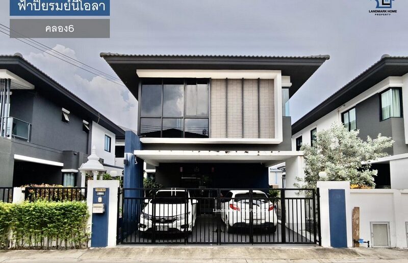 LM23-0400 ชายบ้านแฝด 2 ชั้น บ้านฟ้าปิยรมย์นีโอลา คลอง6