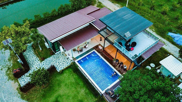 วัดรางเสน่ห์ 1.7 ขายรีสอร์ท 1 หลัง พร้อมที่ดิน 15 ไร่ ขาย 4 นอน