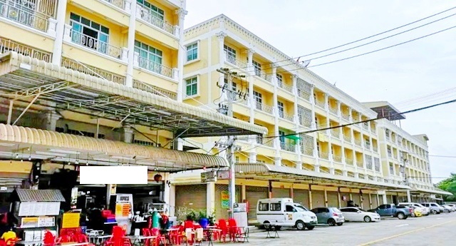 ตลาดสดไอยรา พลาซ่า 2.2กม.ให้เช่าอาคารพาณิชย์ 4.5 ชั้น 342ตร.ม.