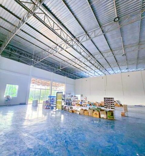 แม็คโคร หนองคาย 2.3 กม.1 นอน 1 น้ำ ให้เช่าโกดัง ออฟฟิศ 800 ตร.ม.