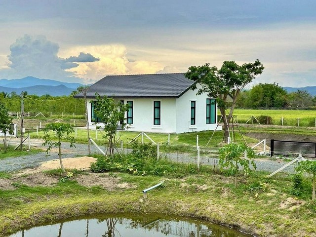 บ้านเดี่ยว สไตล์บ้านสวน บนเนื้อที่ 1 ไร่ แม่ปูคา สันกำแพง