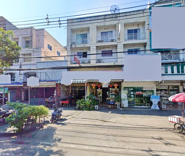 อาคารพาณิชย์ 4 ชั้น 20ต นนทบุรี ราชการ แม็คโคร สนามบินน้ำ 750 ม.
