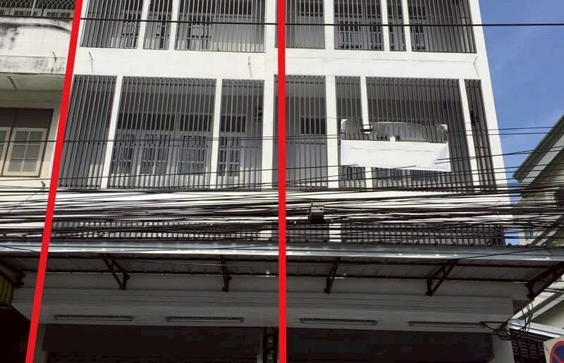 ให้เช่าตึกแถว 4 ชั้น ติดถนนอ่อนนุช ทำเลทอง ใกล้รถไฟฟ้าสถานีศรีนุช