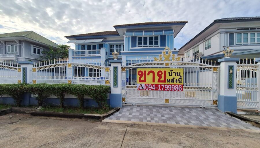 ขายบ้านเดี่ยว 2 ชั้น บิ้วอินทั้งหลัง มณีญามาสเตอร์พีช รัตนานาธิเ