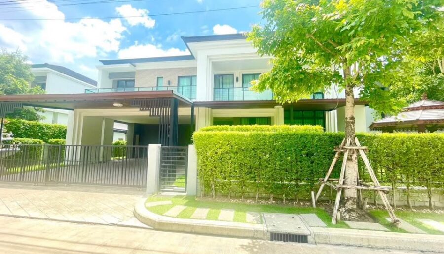 BH3717 ให้เช่า บ้านเดี่ยวหรู 2 ชั้น The City รามอินทรา 2 ถนนจตุโช