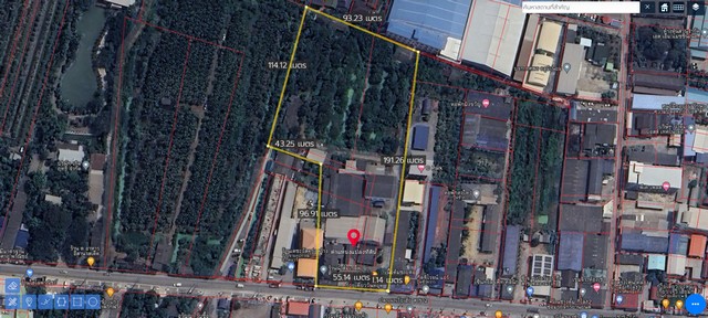 ขายที่ดินติดถนนผังสีม่วงกระทุ่มแบน. ติดถนนเส้นหลัก ถนนกว้าง 14 เม