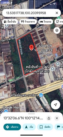 ขายที่ดินใกล้ถนนพระรามสอง สมุทรสาคร 38ไร่ๆละ4.5ล้าน