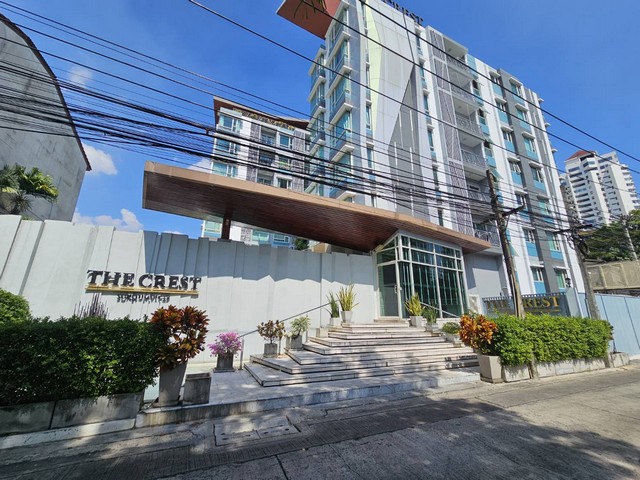 ขายคอนโดThe Crest Sukhumvit 49ห้องใหม่พร้อมเข้าอยู่มีเฟอร์นิเจอร์
