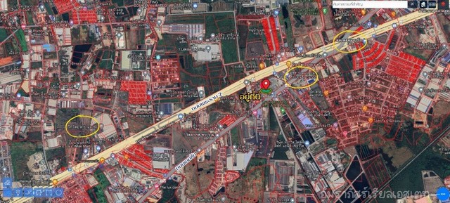ขายที่ติดถนนเอกชัยผังเมืองสีชมพูทำอุตสาหกรรมหนักได้ขนส่งเดินทางสะ