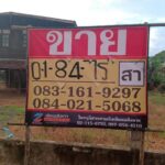 ขายที่ดินพร้อมสิ่งปลูกสร้าง ราคาถูก 184 วา บ้านปากโทก เมืองพิษ