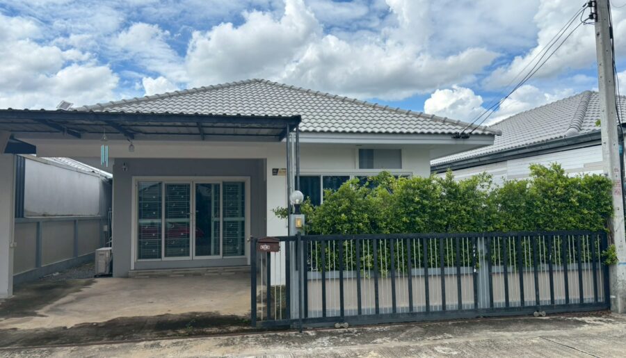 ขายบ้านแฝดชั้นเดียว บ้านมีสุข 44 ตรว. เฉลิมพระเกียติ จังหวัดสระ