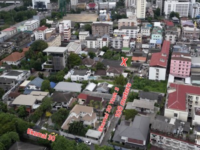 ขายที่ดิน 298 ตร.วา เอกมัย 30 แยก 3 เชื่อม เอกมั้ย 22