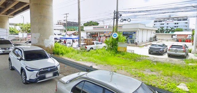 วัดลาดกระบัง ARLลาดกระบัง 600 ม. ช่าที่ดินถมแล้ว 1 งาน 36 ตร.วา.