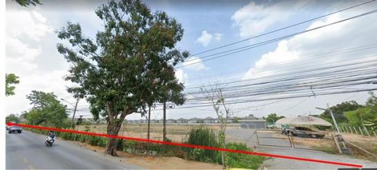 ขายที่ดิน เนื้อที่ 26-0-83 ไร่ ถมแล้ว ติดถนนพระยาสุเรนทร์