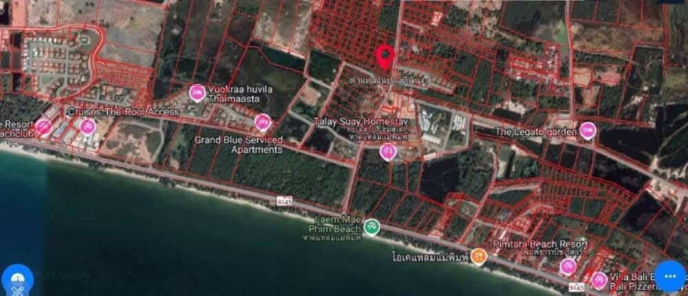 ขายที่ดิน ใกล้ทะเล ถมแล้ว แปลงมุม หาดแหลมแม่พิมพ์ อ.แกลง ระยอง