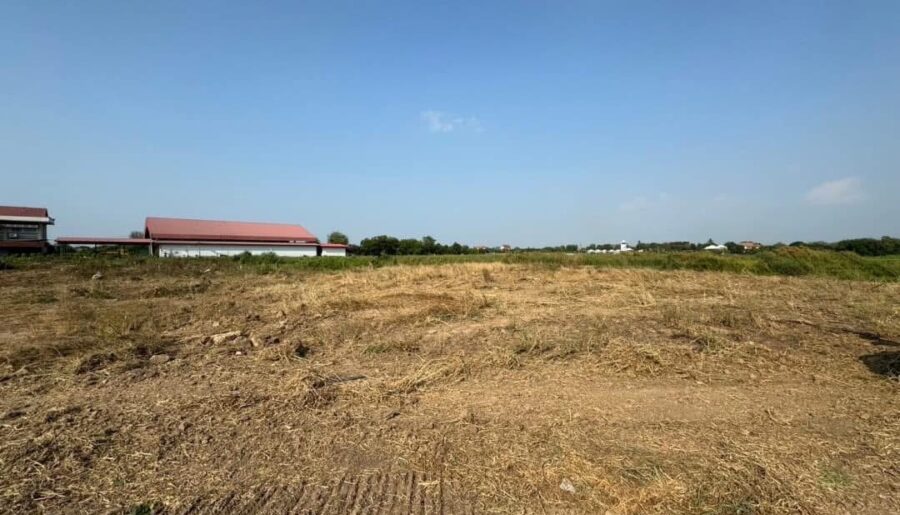 ขายที่ดินเปล่า ทำเลดี ใกล้ชุมชน ติดถนนลาดยาง อำเภอเมือง จังหวัดอ่