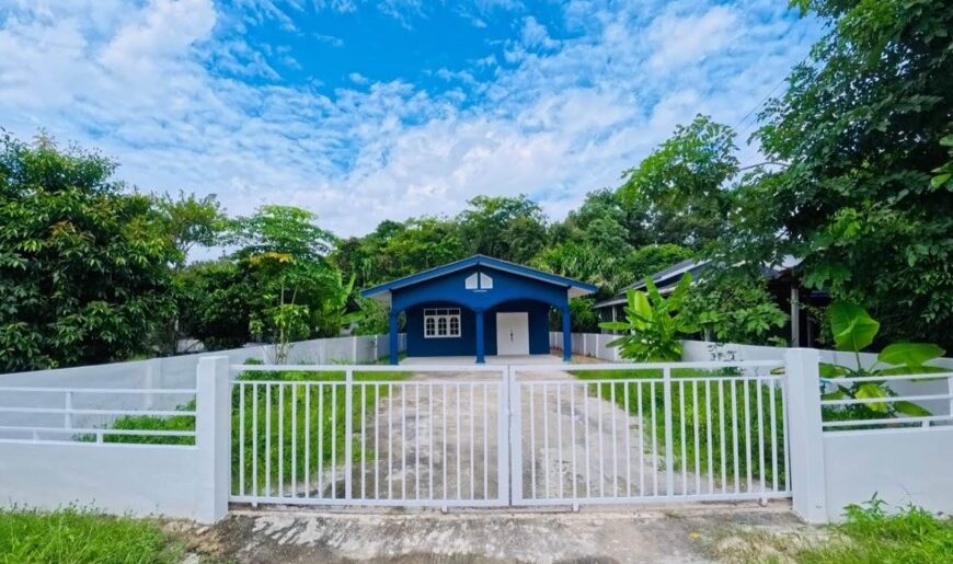 ขายบ้านเดี่ยวชั้นเดี่ยว รีโนเวทใหม่ ทำเลดี อำเภอบ้านค่าย ระยอง
