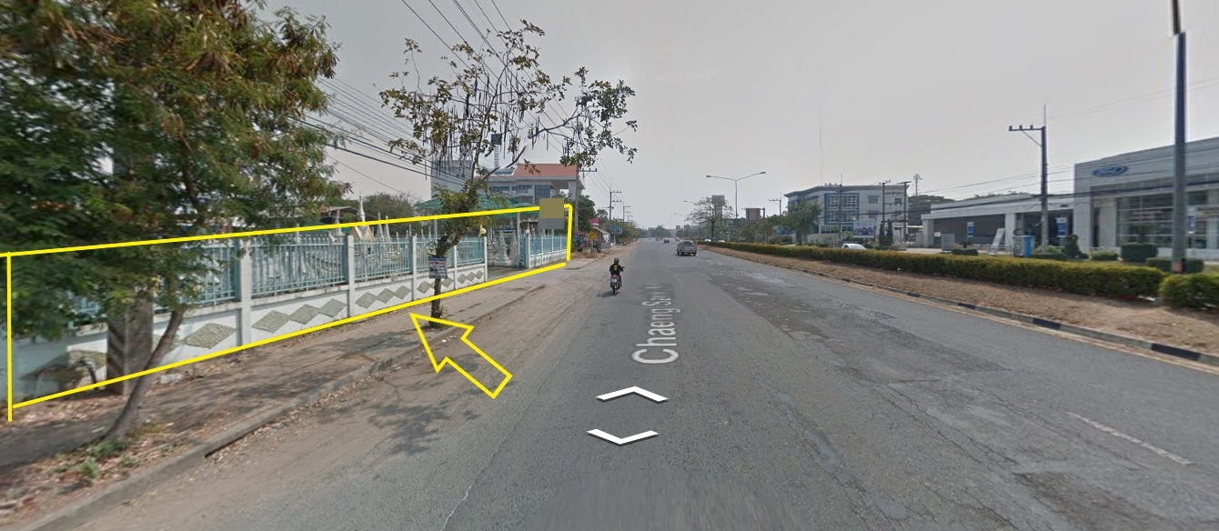 ขายที่ดินพร้อมบ้าน ใจกลางเมืองยโสธร ใกล้ห้างโลตัส ทำเลดี เดินทางส