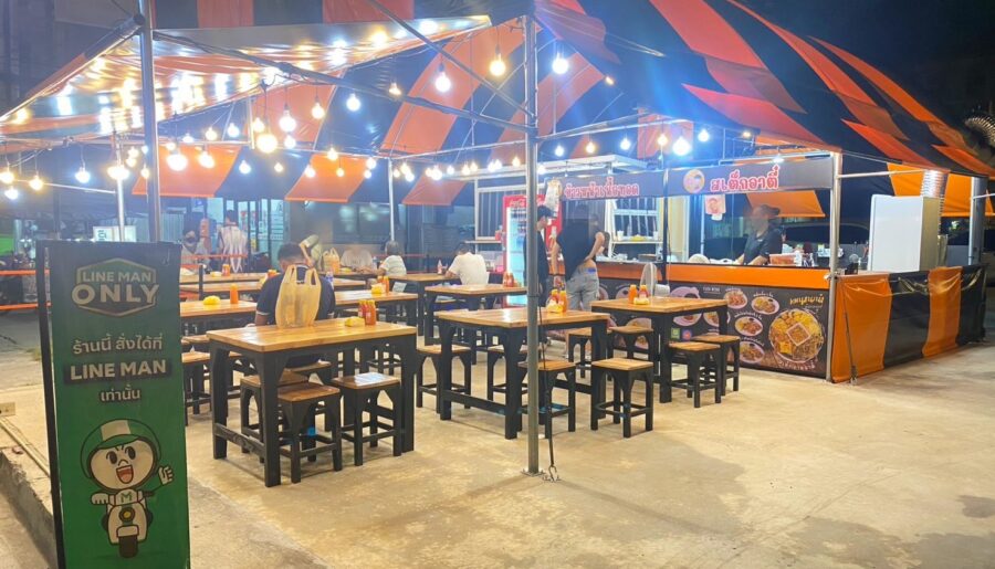 เซ้งร้านอาหาร เทพารักษ์ สมุทรปราการ ใต้สถานีรถไฟฟ้าศรีเทพา