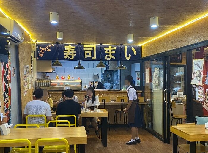 เซ้งถูกร้านซูชิมั้ย พุทธมณฑลสาย 2 ในบ่อน้ำมันพลาซ่า ติดถนนใหญ่