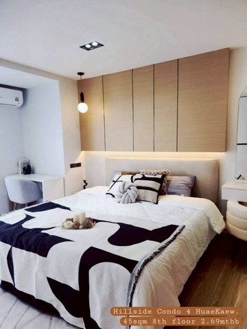 ฮิลล์ไซด์4 ห้วยแก้ว ห้องใหญ่ ตกแต่งสวย ทำเลเยี่ยม ใจกลางเมือง