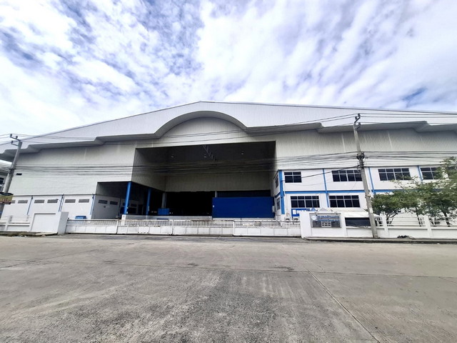 โกดังโรงงานให้เช่า พื้นที่สีม่วงซอยวัดบัวรอง บางนา-ตราด กม.23 ขาอ