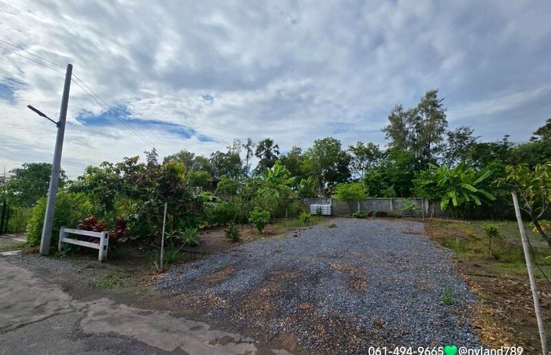 ขายที่สวนเดินทางง่าย ใกล้ มศว.องครักษ์ ย่านคลอง 16