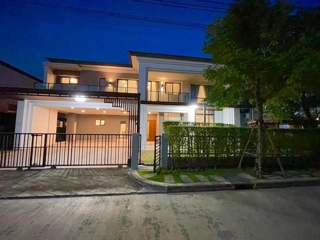 ให้เช่าบ้านเดี่ยว 2ชั้น หมู่บ้านเดอะ ซิตี้ รามอินทรา 2 ติดถนนจตุ